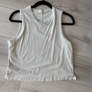 Lululemon Athletica White Tank Top